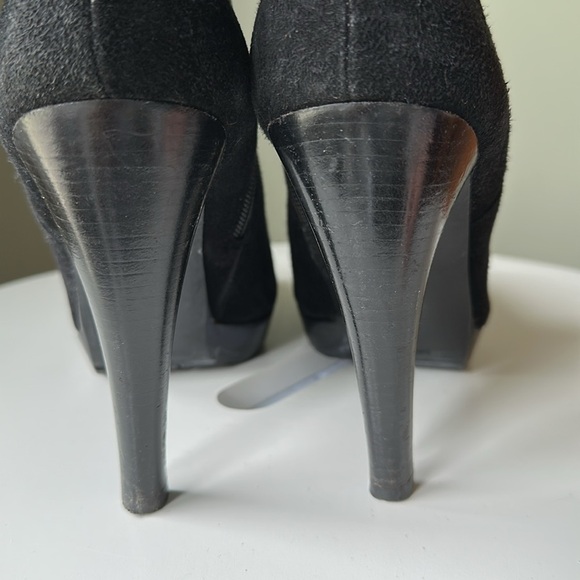 Stuart Weitzman Black Heeled Boots - Picture 11 of 16